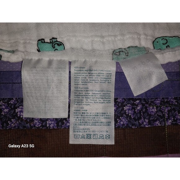 Aden + Anais Muslin Swaddle Blankets (3) Bird, Giraffe, Elephant 100% Cotton - Picture 3 of 7